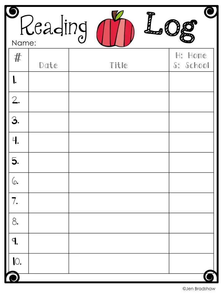 Reading log. Шаблоны reading log. reading log example. reading log for kids.