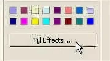 Fill effect