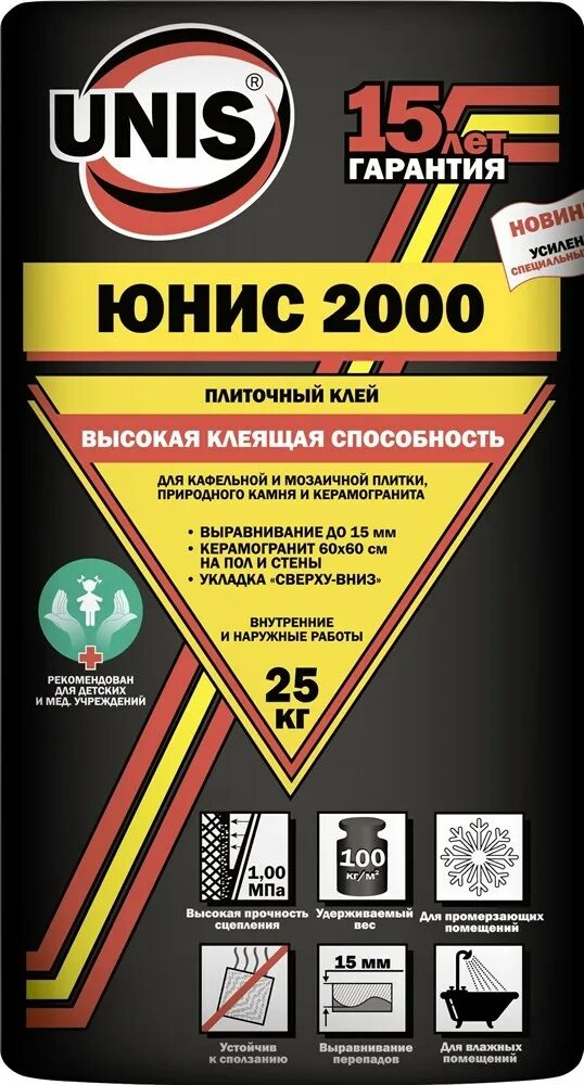Какой плиточный клей использовать. Unis клей для плитки юнис 2000. unis 2000 25 кг плиточный клей. клей плиточный юнис 2000 25кг. клей плиточный плиточный &quot;юнис 2000&quot; 25 кг.