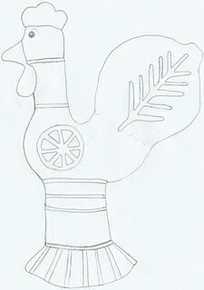 Как рисовать филимоновскую игрушку