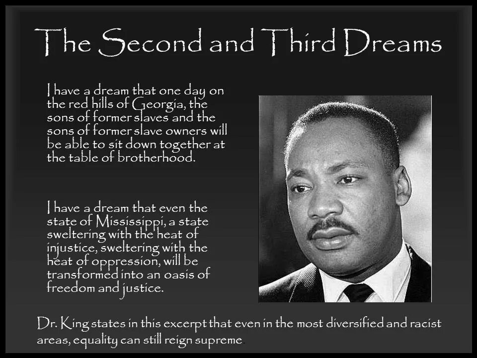 He has a dream. I have a Dream Martin Luther King текст.