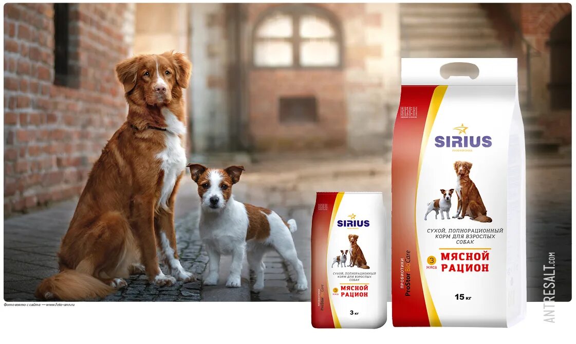 Сириус для собак. Корм для собак сухой sirius мясной рацион 3кг. сириус корм для собак мясной рацион 15кг. sirius (сириус) корм для взрослых собак мясной рацион. sirius корм баннер.