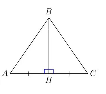 Bh высота треугольника