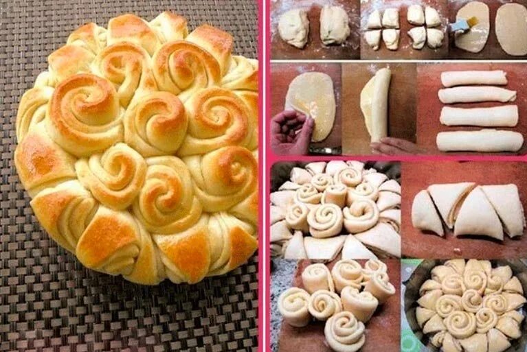 Как делать форму булочек