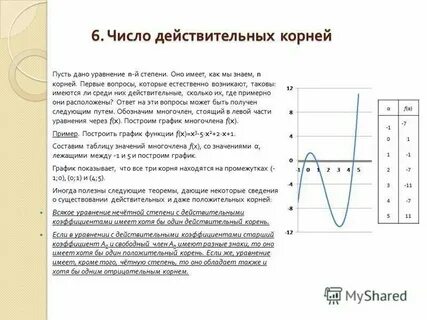 Действительный корень уравнения равен