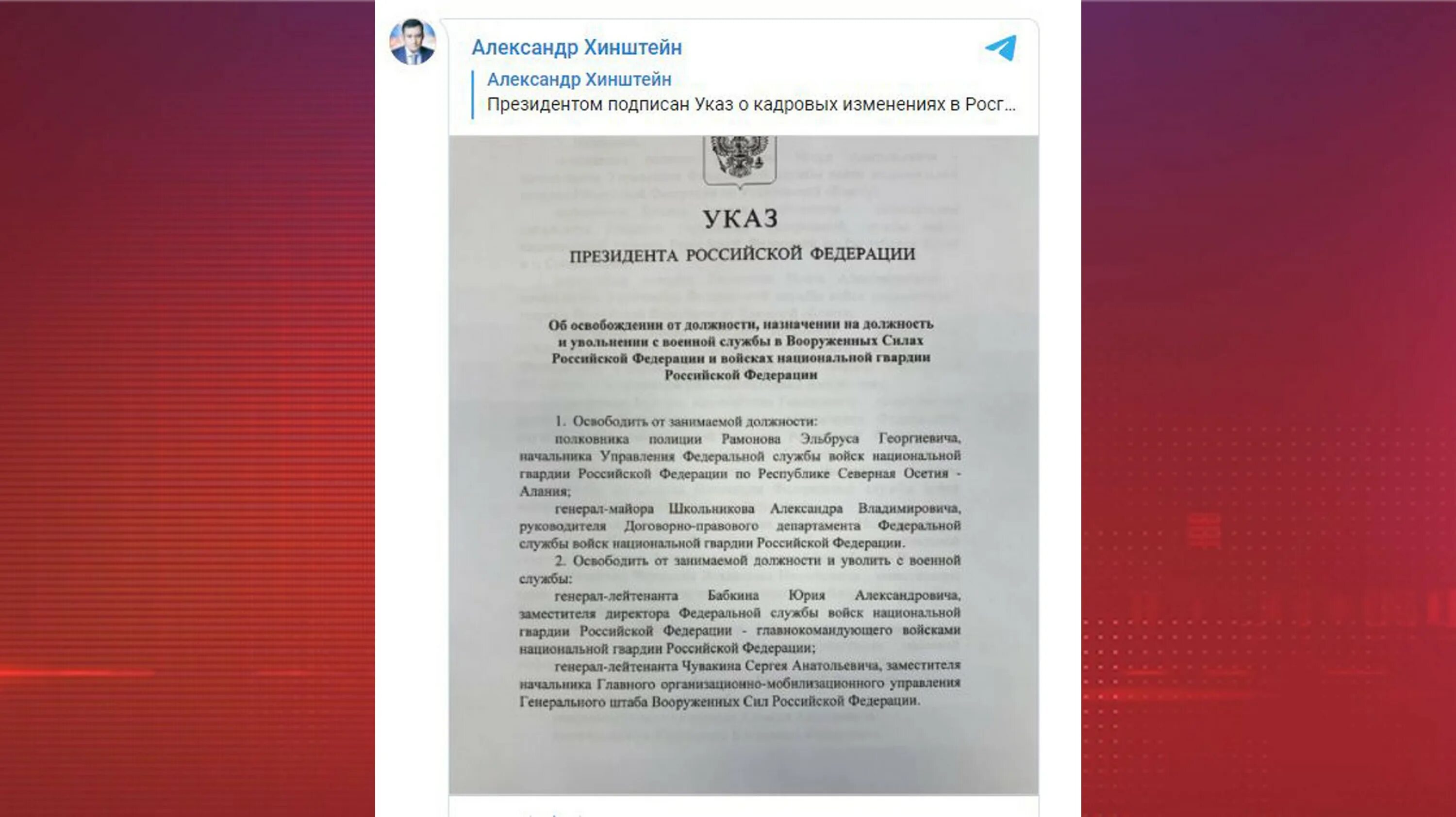 Указ президента от 23 января 2024. Указ президента РФ. Указ президента об увольнении. Указ президента РФ Росгвардия. Указ об освобождении от должности в Росгвардии.