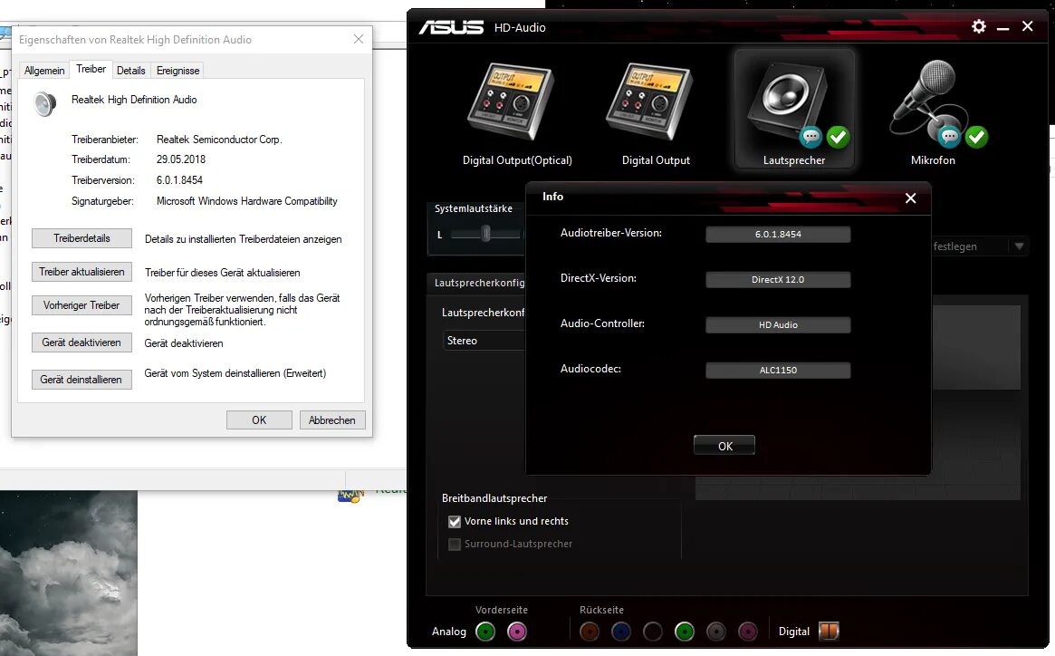 Звуковая карта windows 11. ASUS Audio Realtek Audio. Realtek HD Audio Driver [8454_pg466]. Realtek HD Audio для Windows 10 ASUS. Realtek High Definition Audio Drivers 6.