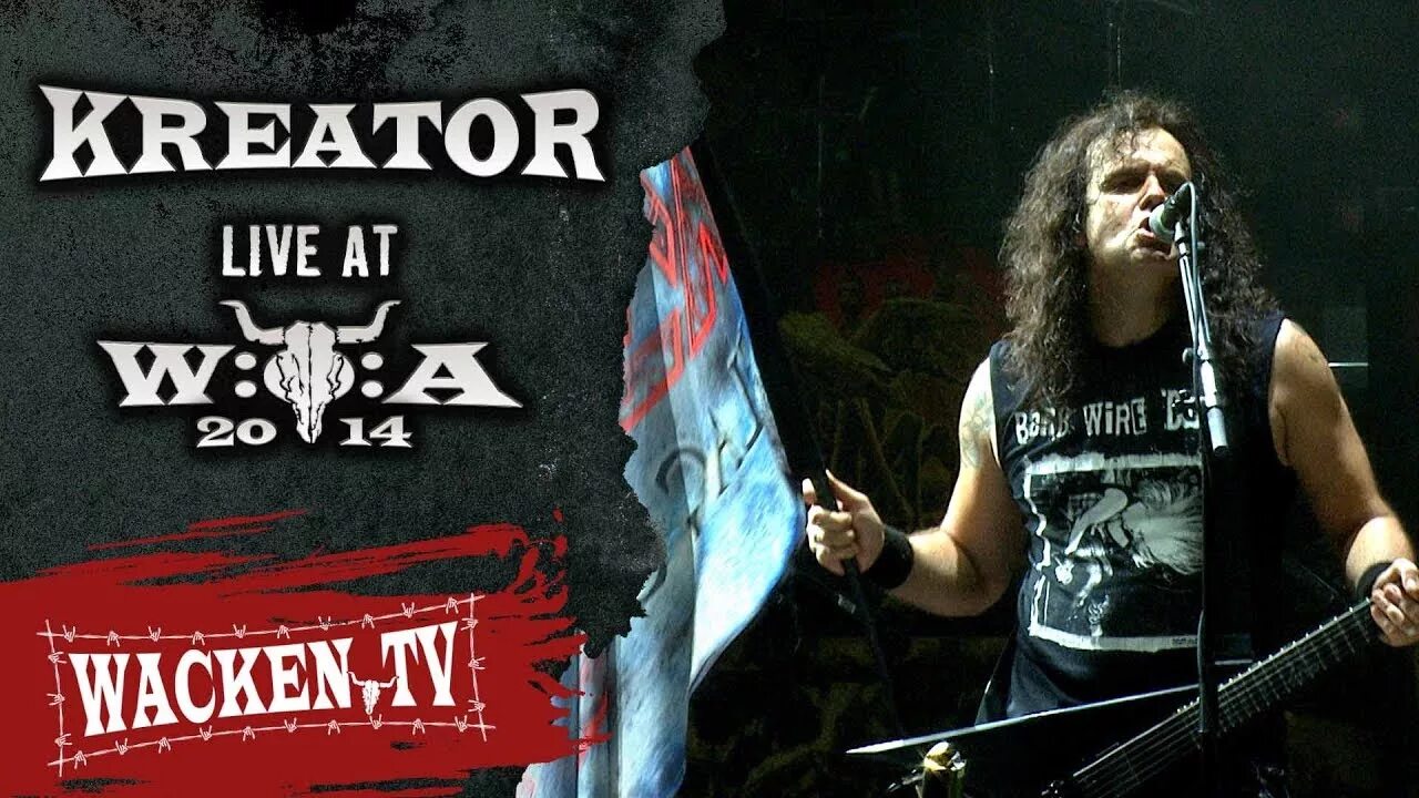 Live wacken open air. Kreator live at wacken 2014. kreator live kreation. kreator flag of hate. группа tormentor.