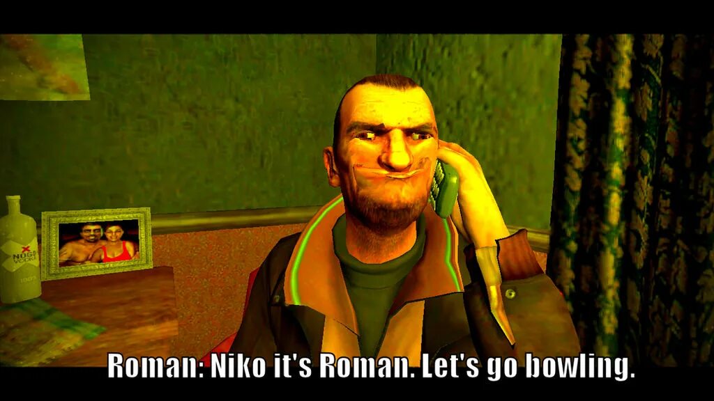 Хей хей летс гоу. Niko its Roman Lets go Bowling. Нико Беллик мемас. Lets go Bowling ГТА 4.