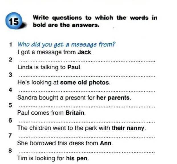 Write in the bold words. Write the questions to the words in bold. английский язык write questions. write questions to which the words in bold are the answers. write questions to the bold words.