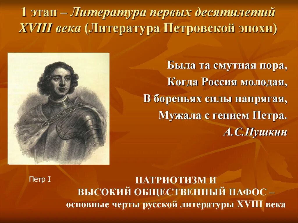 Когда россия молодая мужала с гением. Петровская эпоха литература. Литература Петровской эпохи. Литература Петровского времени. Литература 18 века Петровская эпоха.