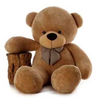 A brown teddy bear