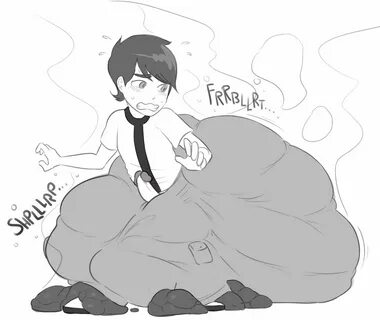 octoboy, ben tennyson, ben 10, 1boy, blush, bulge, embarrassed, erection, g...