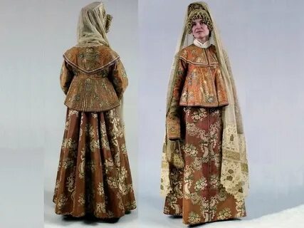 Народные костюмы 18 века