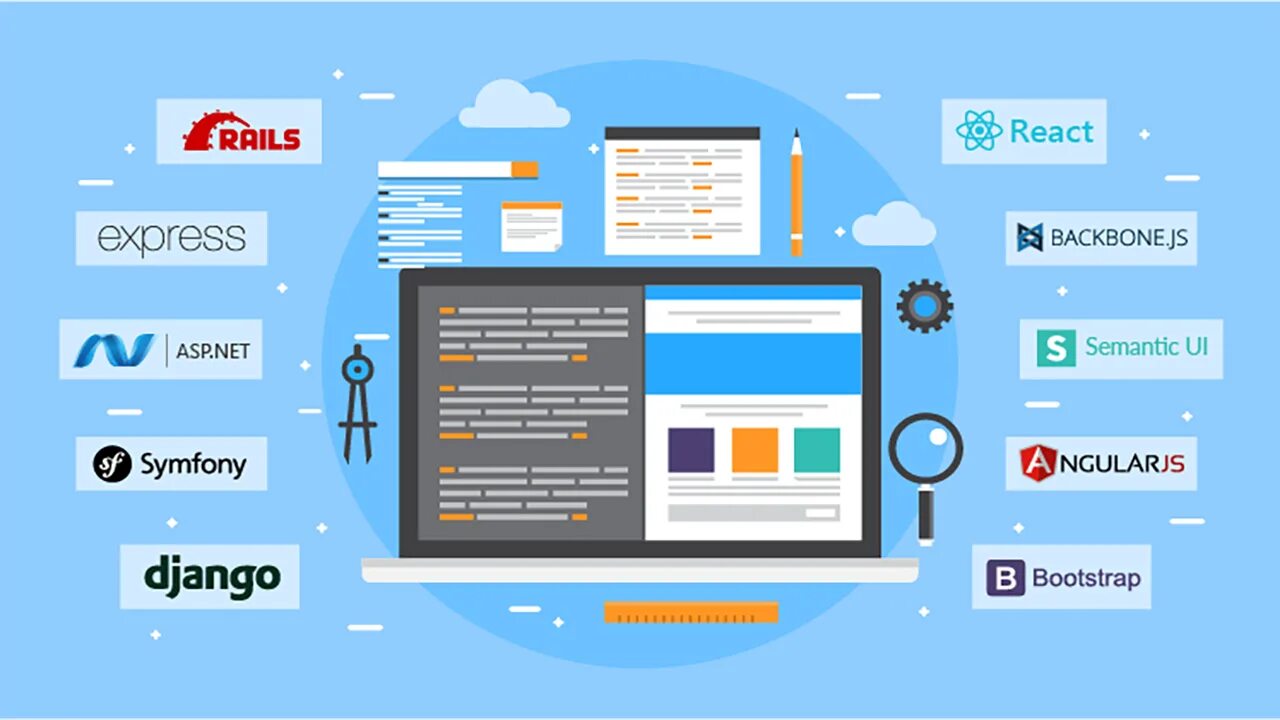 Приложение фреймворк. Веб-фреймворк. web фреймворки. html одностраничка. frameworks for web development pros and cons.