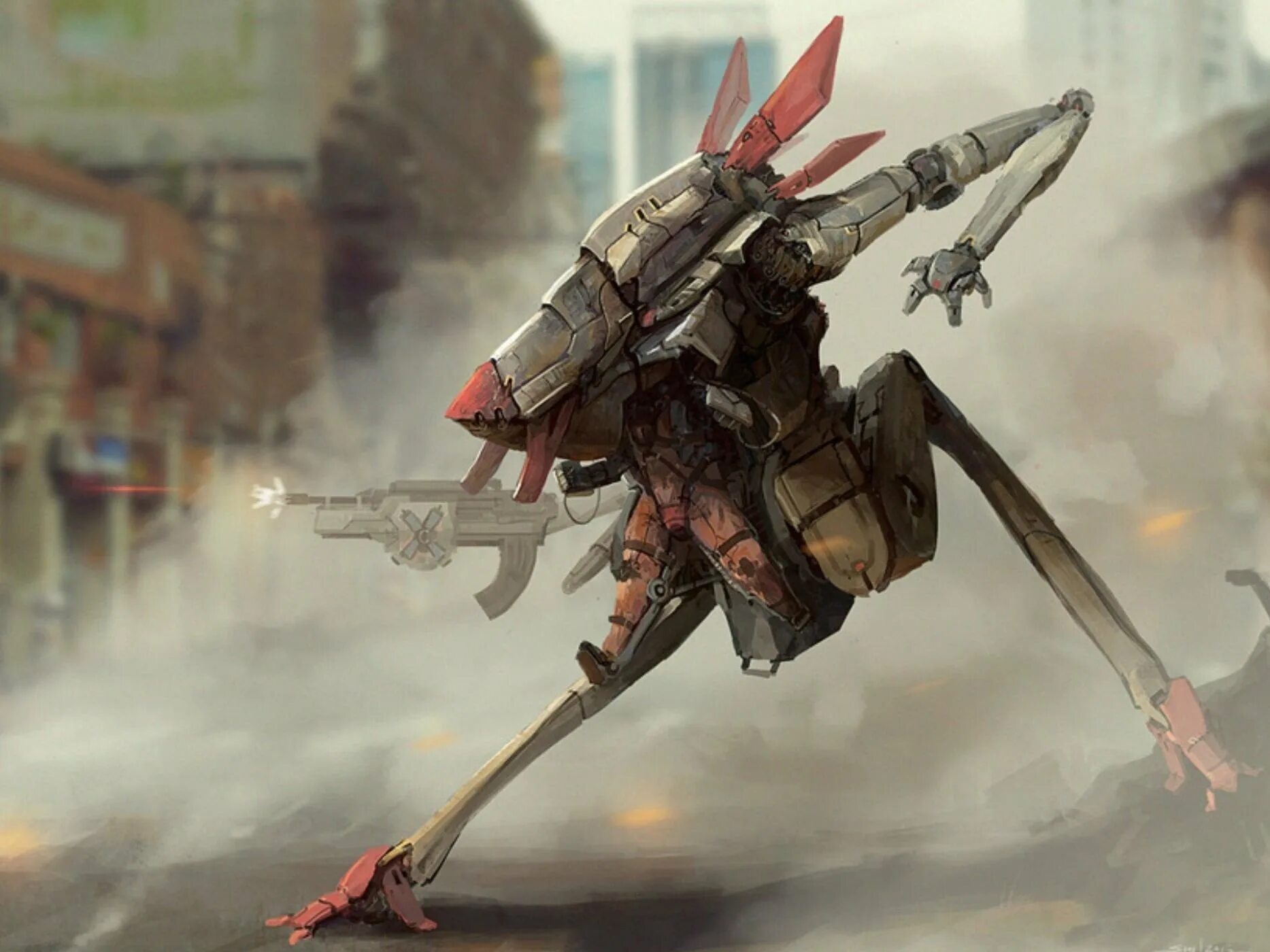 Sci fi robot. Шагоходы дизельпанк. боевой мех шагоход sci fi. боевой дроид sci fi. cyberpunk 2077 робот шагоход.