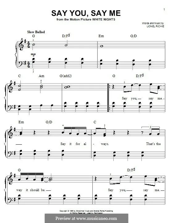 Say you say me минус. Say you say me. say you, say me лайонел ричи. love me love me say that you love me ноты для фортепиано. lionel richie say you notes vocal.
