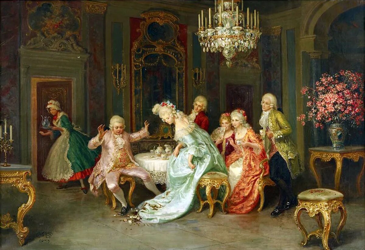 Живопись артуро риччи рококо. Итальянский художник cesare auguste detti (1847-1914). Рококо живопись ватто. Салонная французская живопись 17 века. Стиль живописи xviii века.