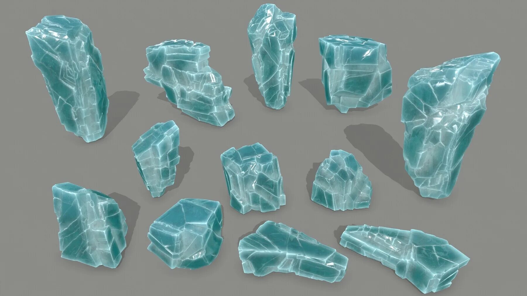 Ice set. Кристалл 3д модель. Айсберг 3д модель. 3d модель льда. Ice Rock.