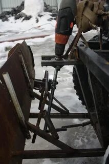 Подъем отвала