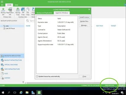 Veeam linux