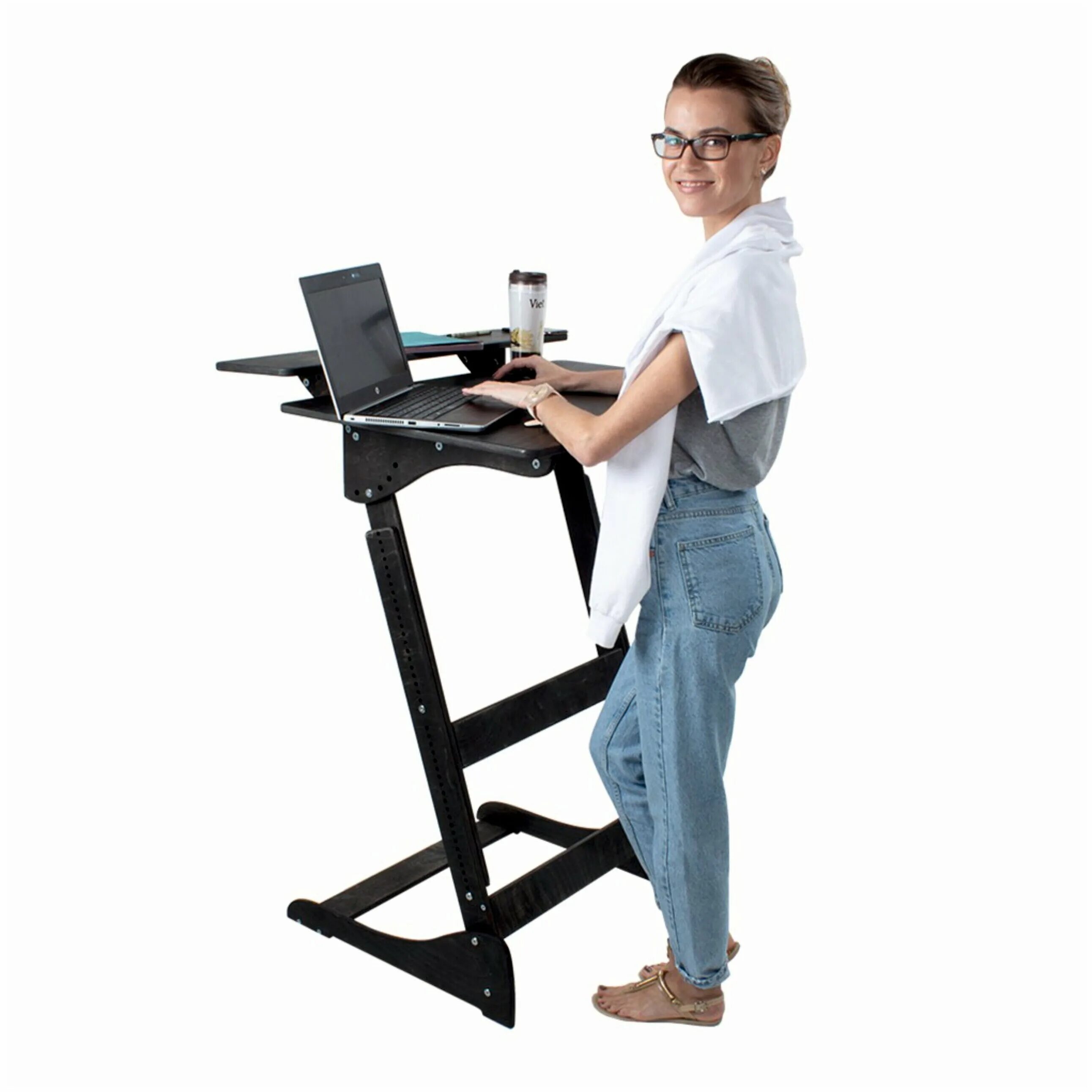 Живи стоя конторка. Стол для работы стоя. Компьютерный стол стоя.
