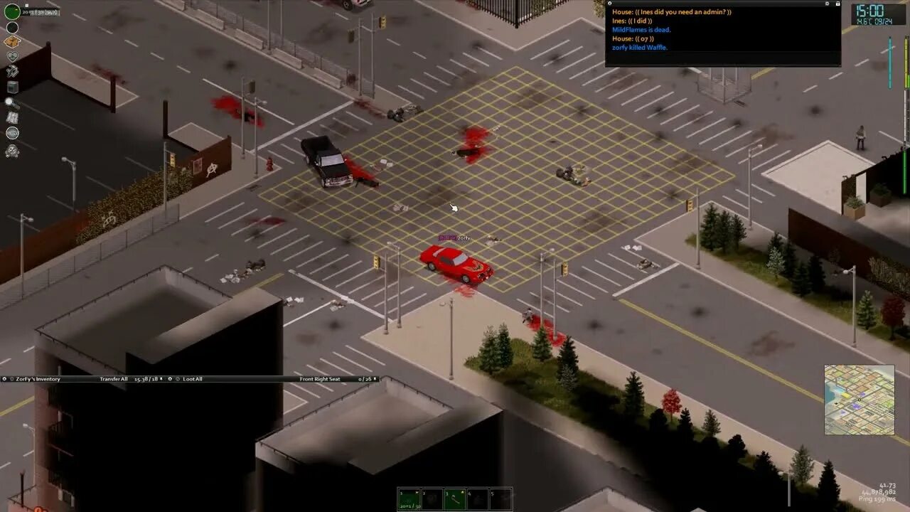 как заправить машину в проджект зомбоид