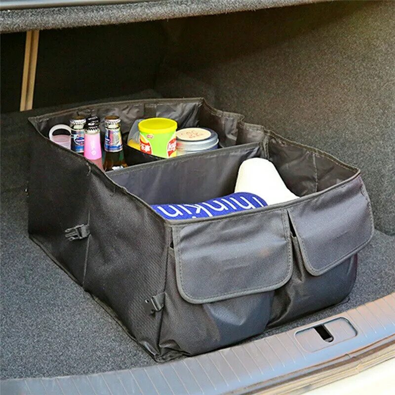 Складной органайзер в багажник. Органайзер для автомобиля. organizer for car. органайзер в багажник. ящик в багажник автомобиля. сумка в машину в багажник.