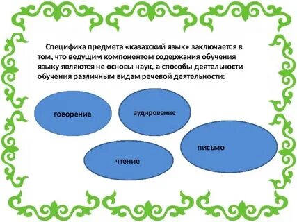 Роль казахского языка
