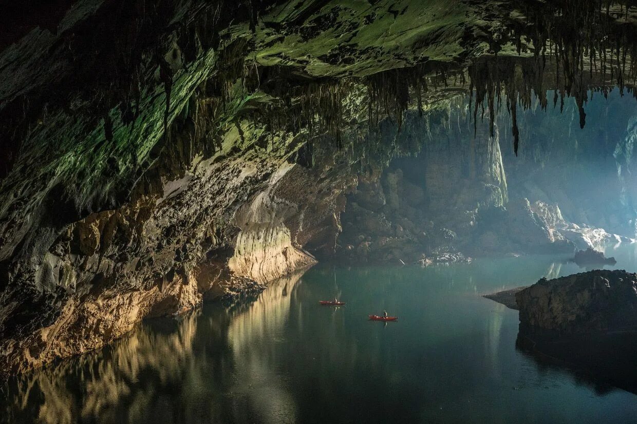 Hidden cave
