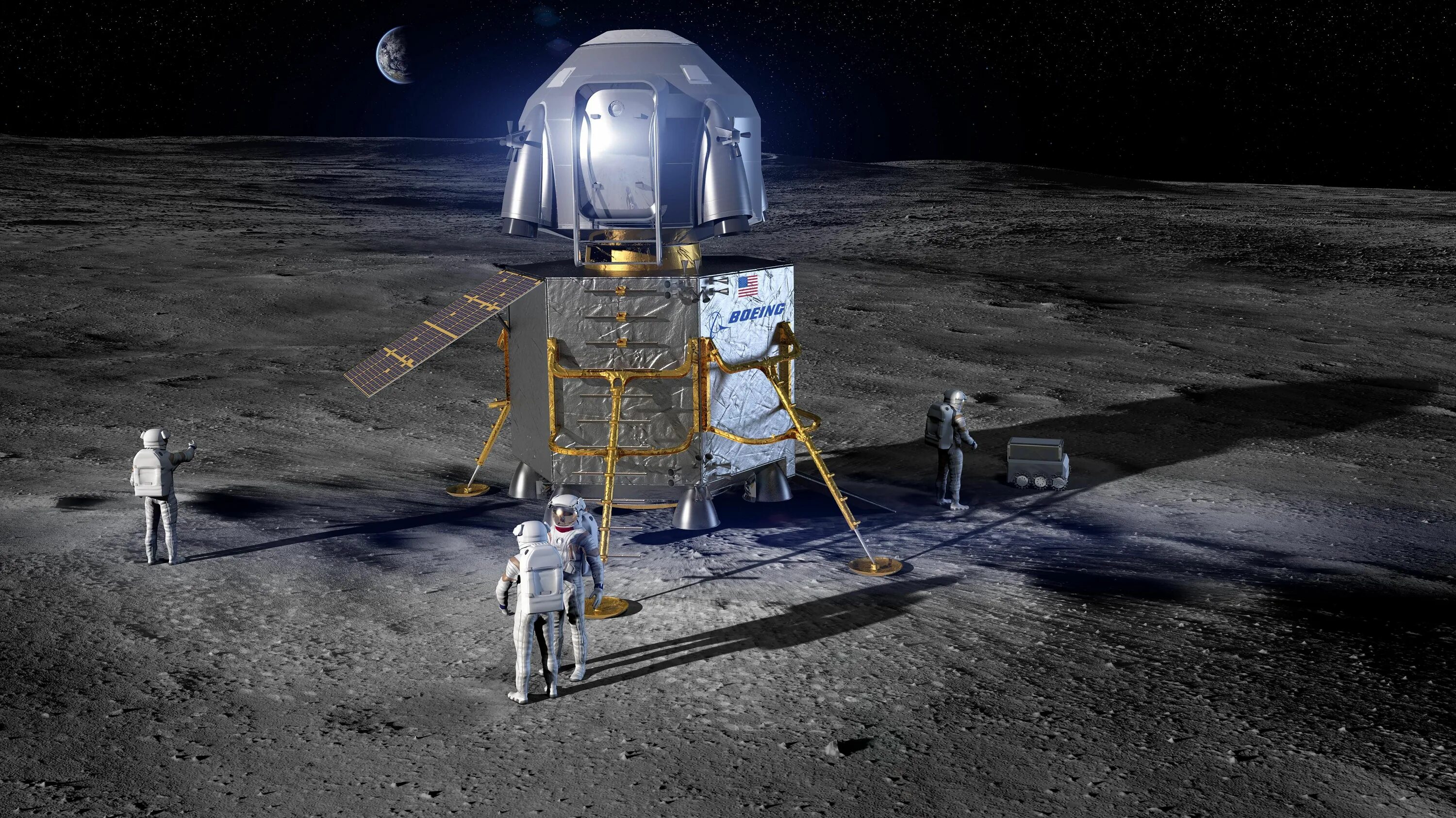 Lunar Lander космический аппарат. Lunar lander