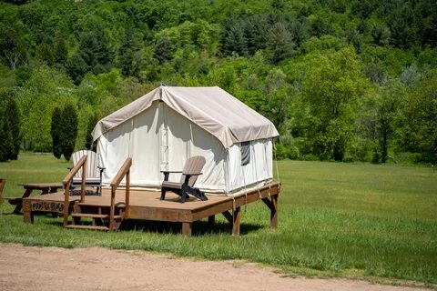 Glamping in PA Poconos glamping Blue Mountain Resort