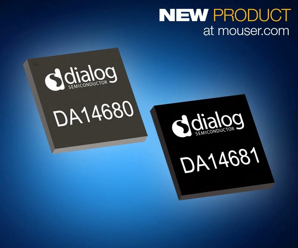 Das dialog. Dialog da14681. Чип dialog. Продукция Mouser Electronics. Logo dialog Semiconductor.