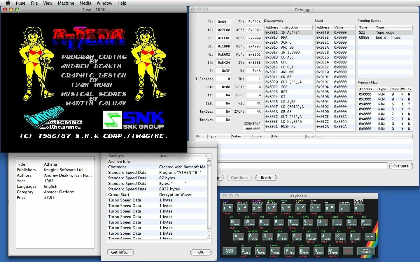 Zx spectrum emulator