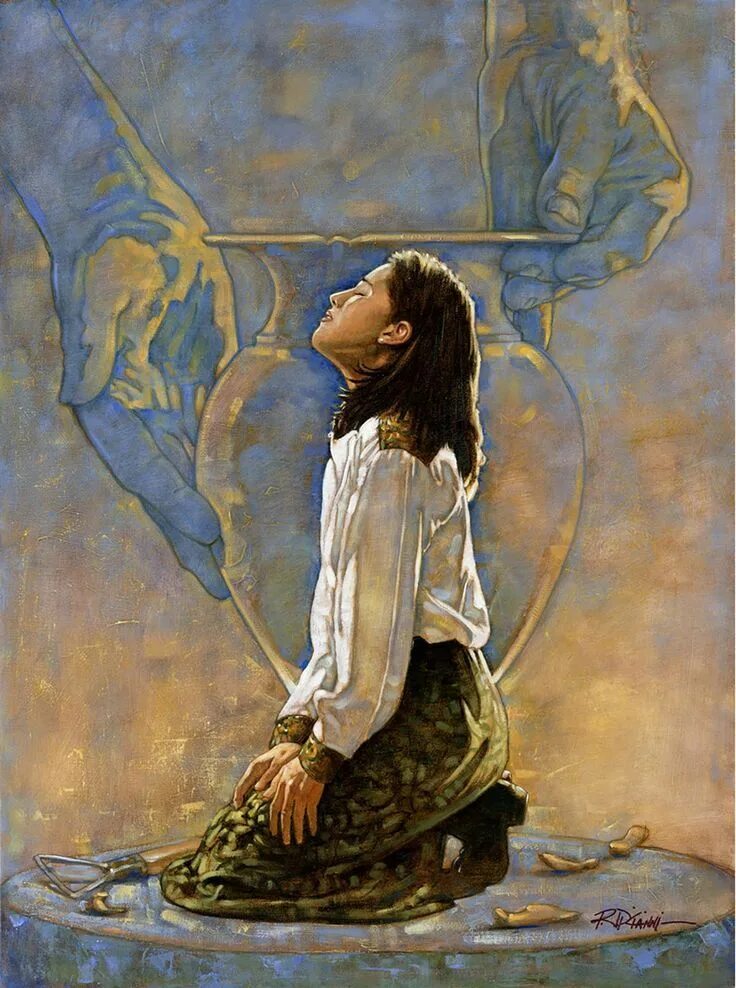 Мудрая картина. Thomas Blackshear Иисус. Художник Thomas Blackshear.