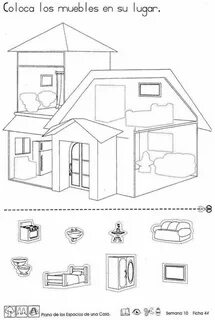 My house worksheets for kids