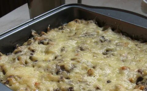 Жульен с курицей грибами картошкой в духовке