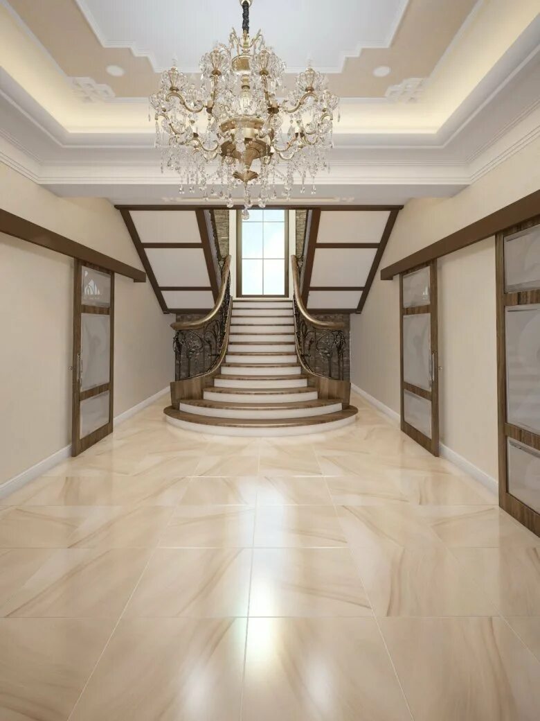 Modern Interior Design with Gypsum Board Ceilings