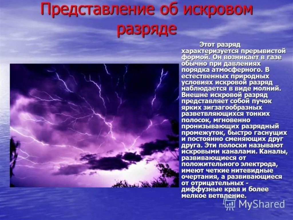 Вдвое разряд. Молния газовый разряд в природных условиях. Молния газовый разряд в природных условиях презентация. Искровой разряд применение. Газовый разряд в природных условиях.