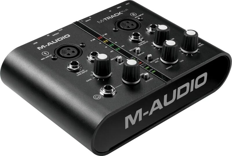 Звуковая карта для музыки. M-Audio MTRACK Plus. Внешняя звуковая карта m-Audio m-track. Аудиоинтерфейс m-Audio MTRACK. M Audio m track Plus 2.
