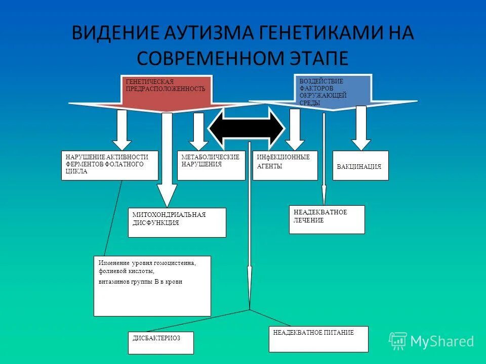 Аутизм наследственное