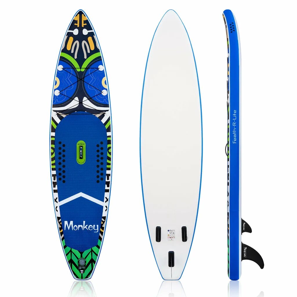 FUNWATER sup Board 11. Sup-борд FUNWATER 11' Monkey. Надувная доска для sup-бординга FUNWATER 11′ Monkey. Сапборд FUNWATER 02a Monkey. Feath r lite