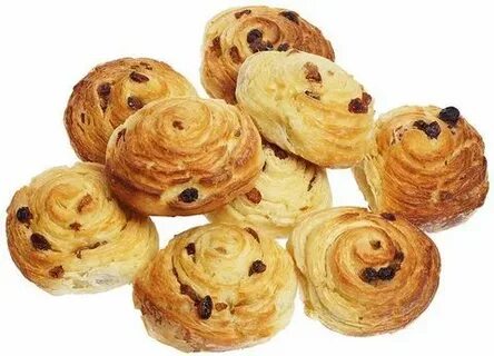 Слойка с изюмом из слоеного теста