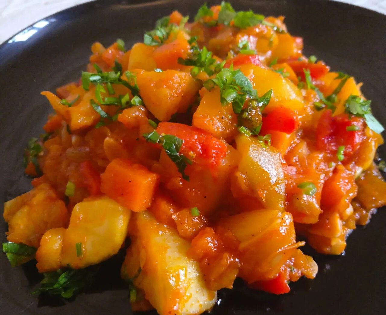 Овощное рагу с кабачками - рецепт приготовления
