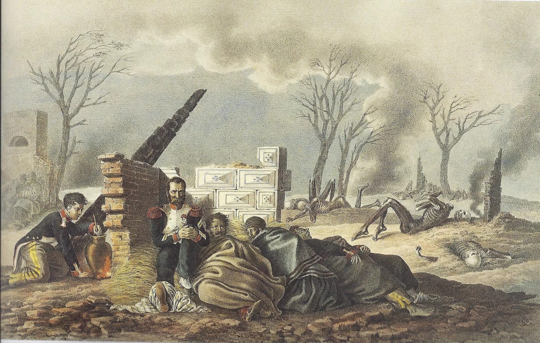 Фабер дю фор 1812. Бесчинства французов в Москве 1812 года.