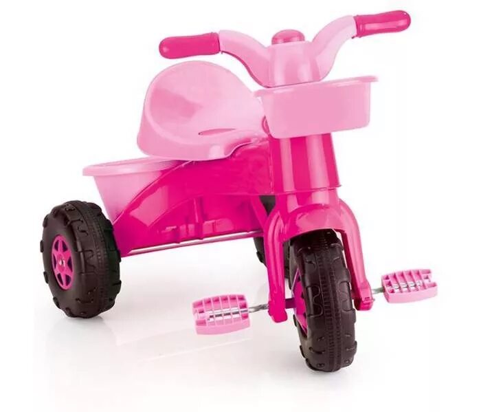 Велосипед трехколесный розовый. Dolu велосипед. Трехколесный велосипед. Розовый трехколесный велосипед. Велосипед пластмассовый трехколесный.