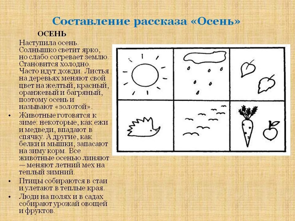 Схема описания осени. Схемы для составления рассказов. Мнемотаблицы для составления рассказов для дошкольников. Мнемотаблица составления рассказа у дошкольников. Составление рассказа об осени.