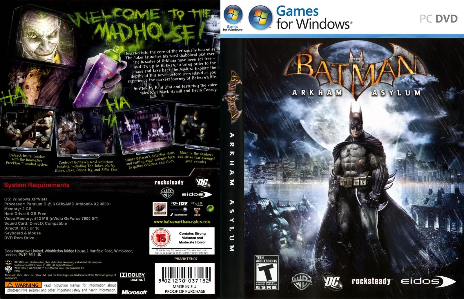 Batman Arkham Asylum обложка Xbox 360. Бэтмен 2010 игра. Бэтмен Аркхем асилум системные требования. Arkham Asylum системные требования. Бэтмен аркхем системные требования