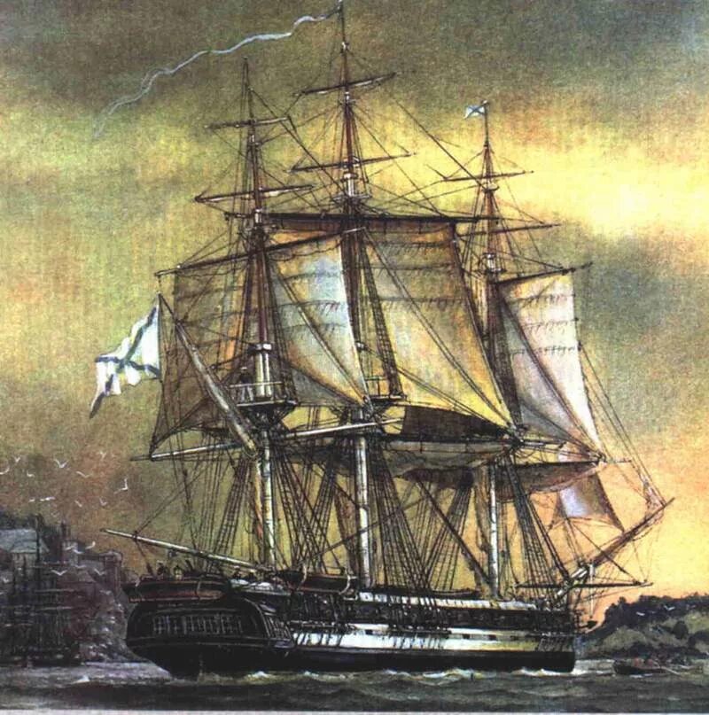 Старинное трехмачтовое военное судно 6. Марсельная гафельная шхуна. Английский барк мэйфлауэр. Брамсельная шхуна. Меркурий бриг, 1820.