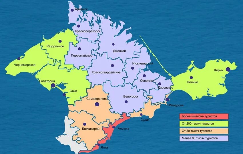 Какие города входят в севастополь. Карта административно территориального деления Крыма. Административно-территориальное деление Крыма 2020. Крымский полуостров на административной карте. Контурная карта Крыма с административно территориальным делением.